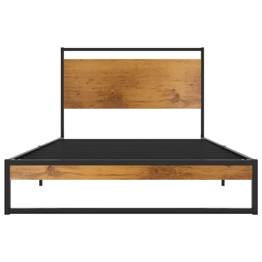 Cadre de lit sans matelas métal 90x200 cm - 3