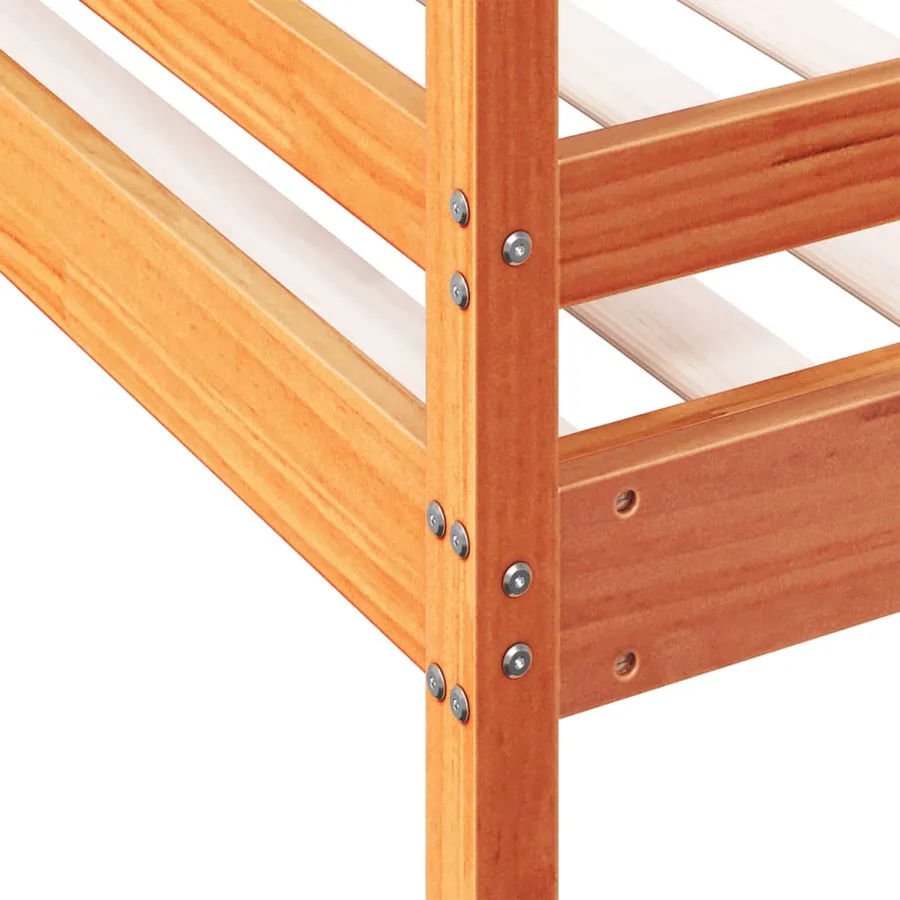 Lit superposé sans matelas 80x200/120x200 cm bois massif - 7