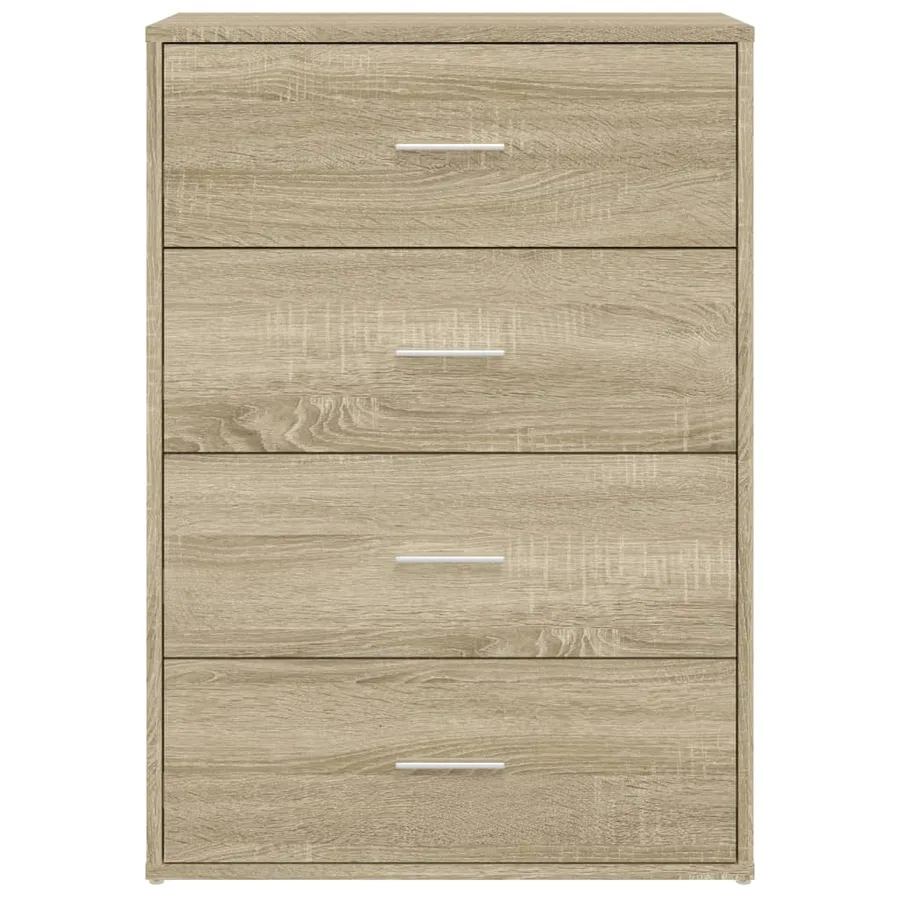 Buffet chêne sonoma 60x31x84 cm bois d'ingénierie - 5