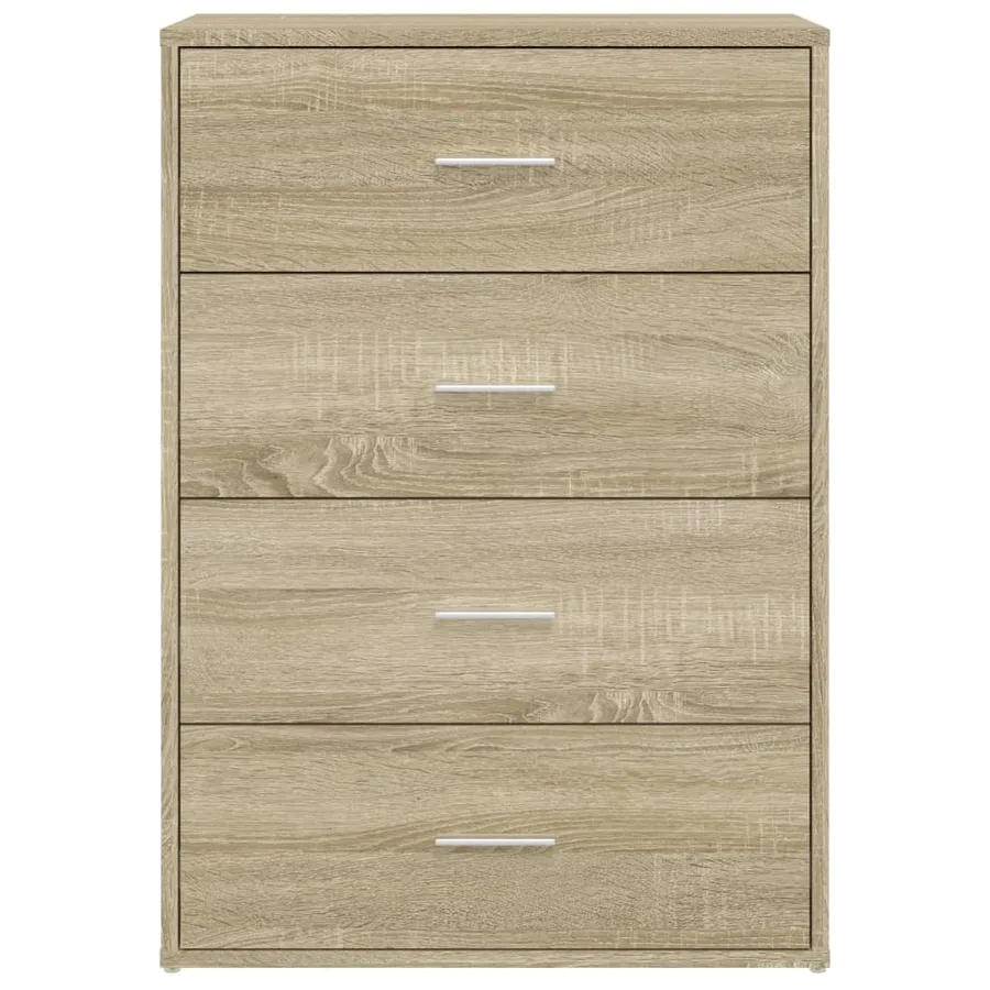 Buffets 2 pcs chêne sonoma 60x31x84 cm bois d'ingénierie - 5