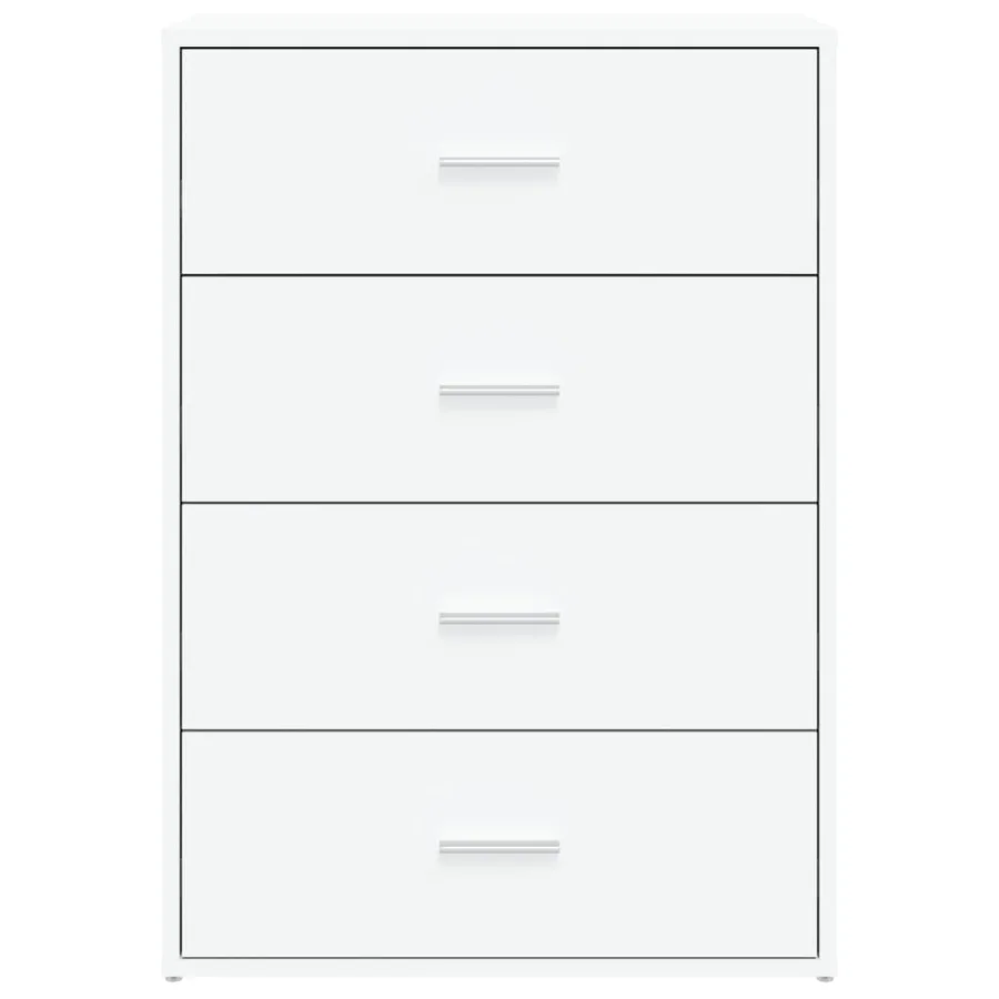 Buffets 2 pcs blanc 60x31x84 cm bois d'ingénierie - 5