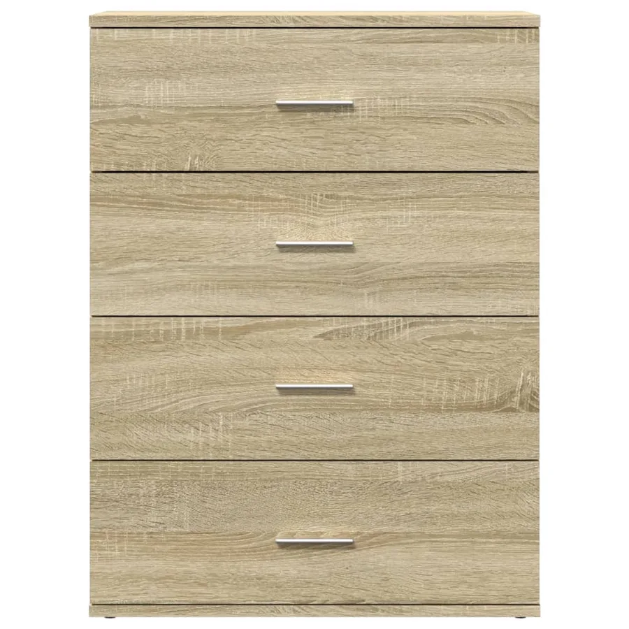 Buffet chêne sonoma 60x39x80 cm bois d'ingénierie - 5