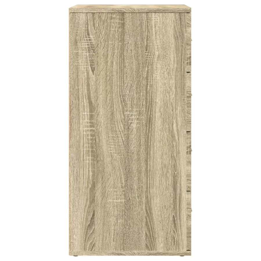 Buffet chêne sonoma 60x39x80 cm bois d'ingénierie - 7