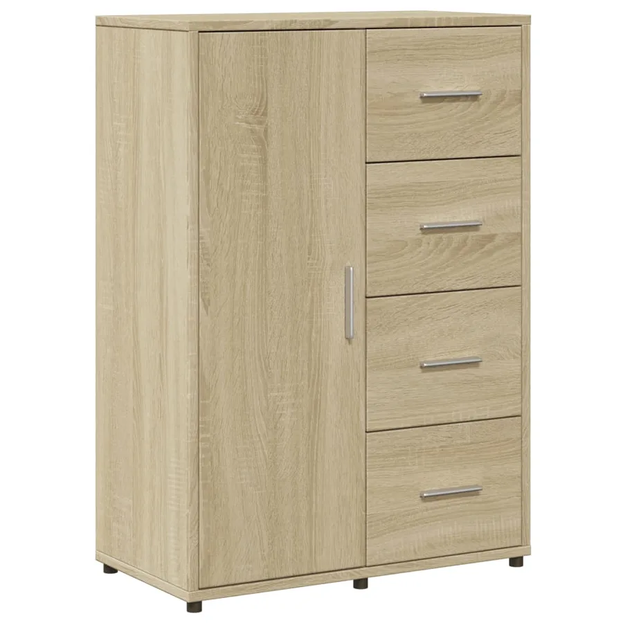 Buffet chêne sonoma 60x31x84 cm bois d'ingénierie - 2