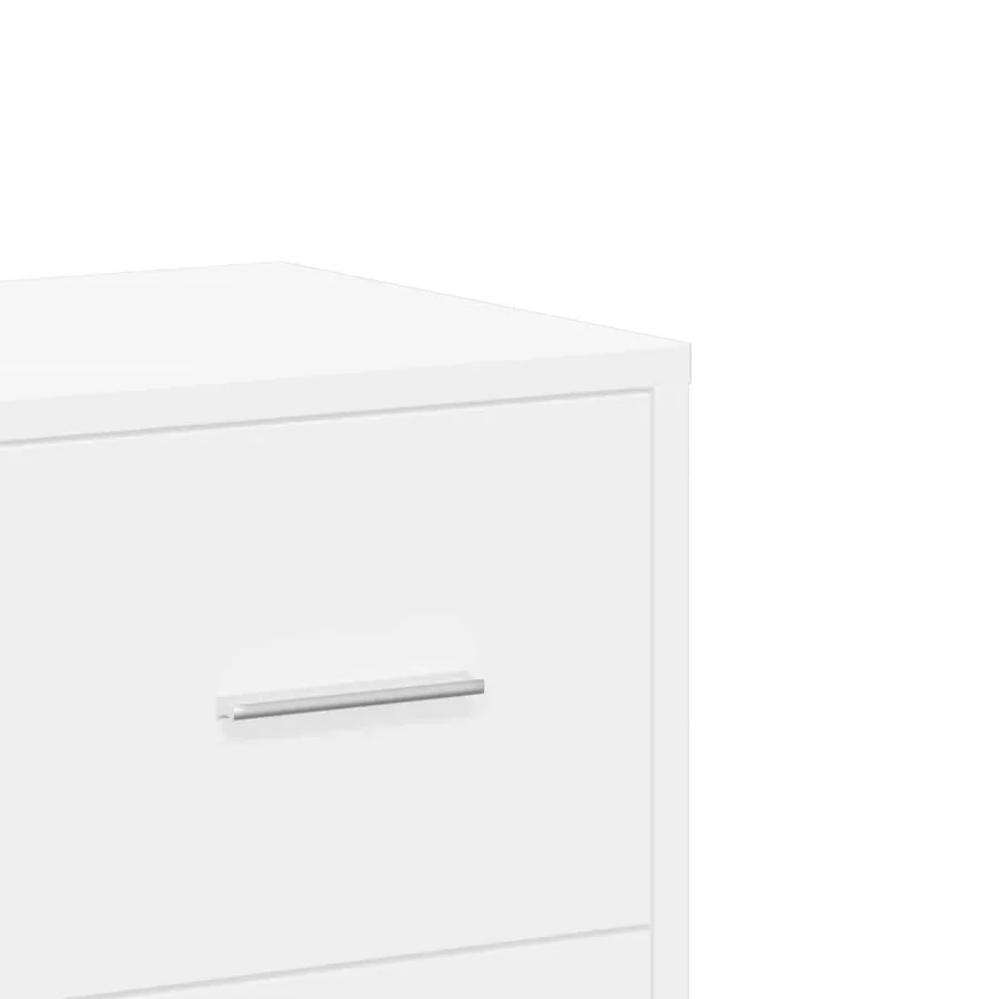 Buffets 2 pcs blanc 60x31x84 cm bois d'ingénierie - 10