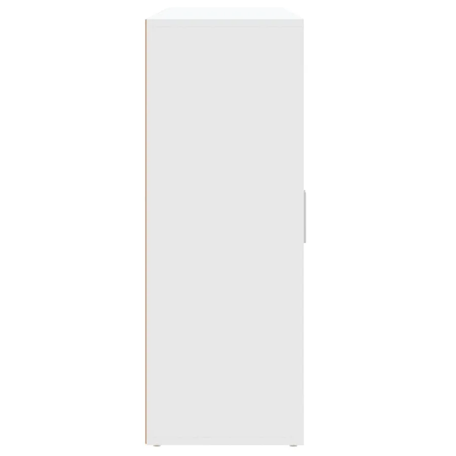 Buffets 3 pcs blanc 60x31x84 cm bois d'ingénierie - 5