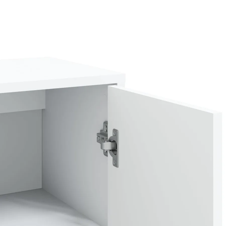 Buffets 3 pcs blanc 60x31x84 cm bois d'ingénierie - 7