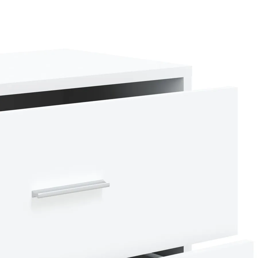 Buffets 3 pcs blanc 60x31x84 cm bois d'ingénierie - 8