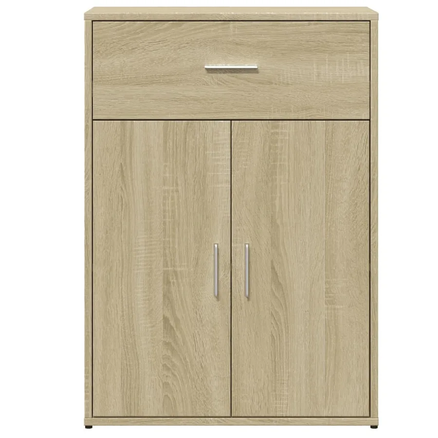 Buffets 2 pcs chêne sonoma 60x30x84 cm bois d'ingénierie - 5