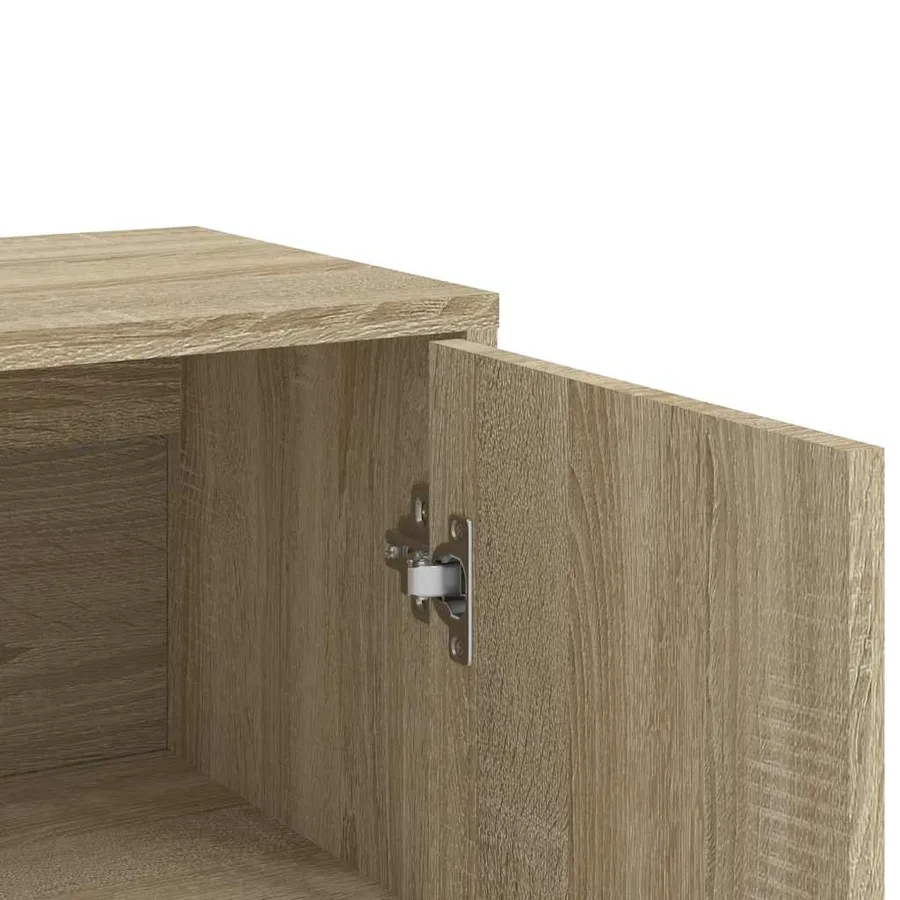 Buffets 2 pcs chêne sonoma 60x31x84 cm bois d'ingénierie - 8