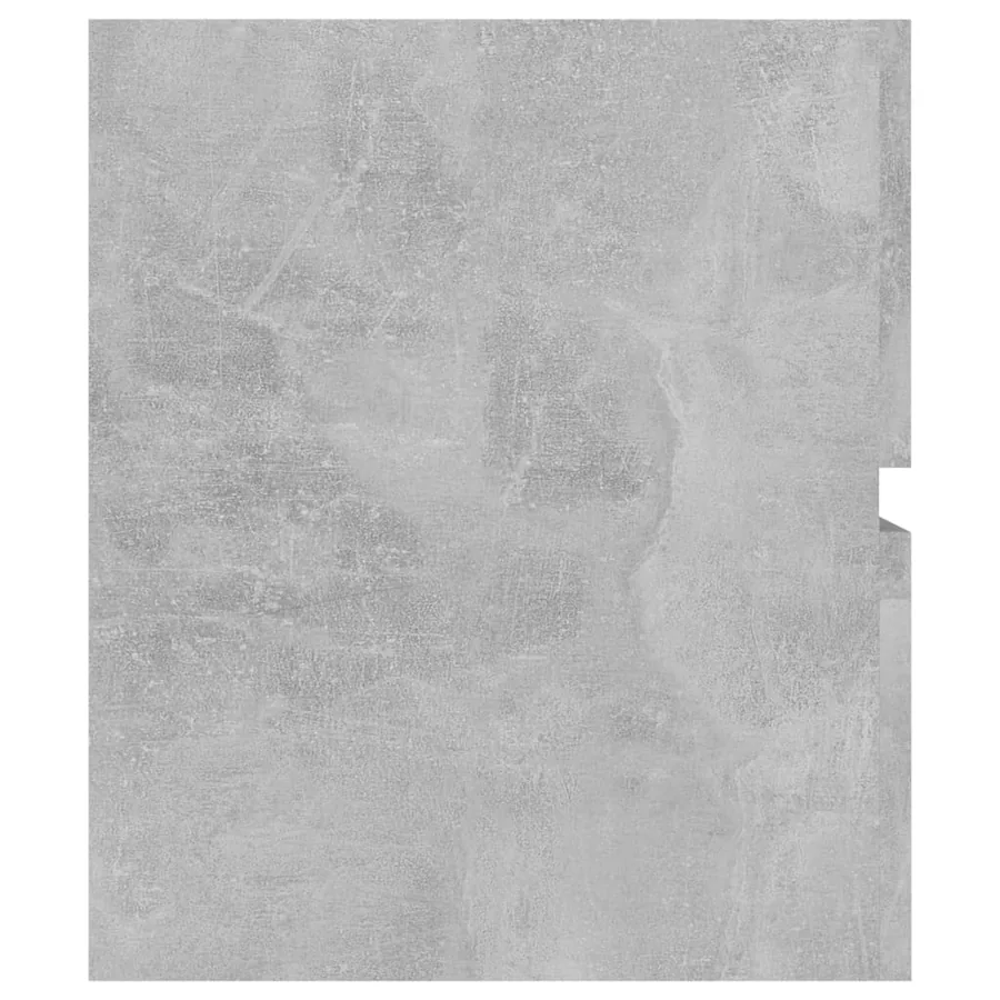 Armoire d'évier Gris béton 100x38,5x45 cm Bois d'ingénierie - 6