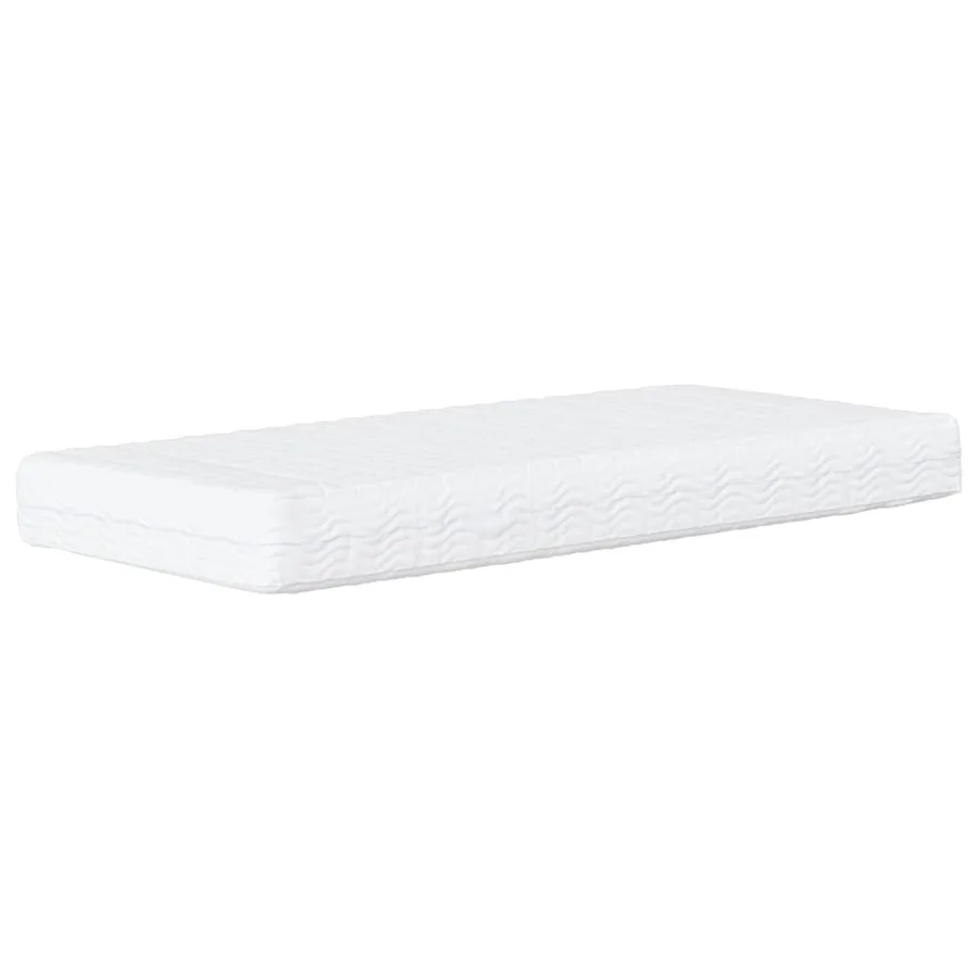 Lit avec matelas noir 100x200 cm velours - 8