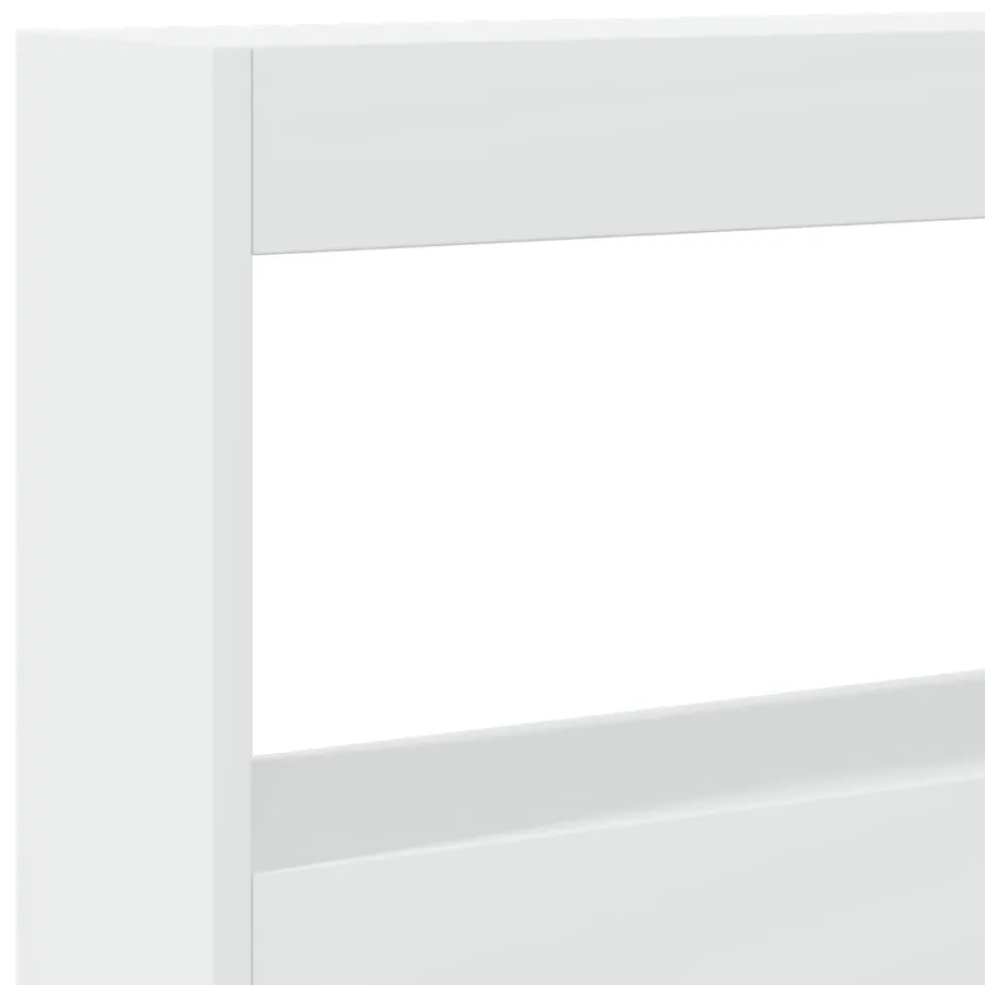 Armoire tête de lit avec LED blanc 180x17x102 cm - 9
