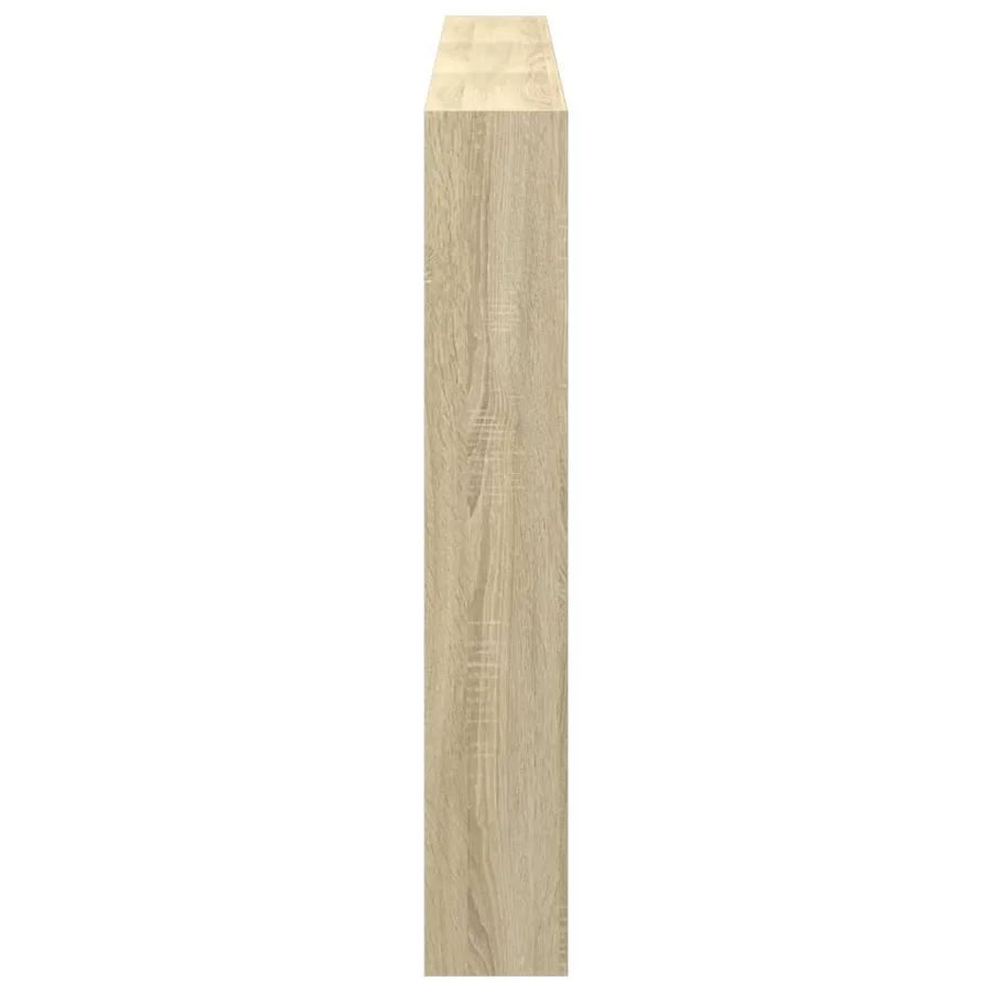 Armoire tête de lit avec LED chêne sonoma 180x17x102 cm - 7