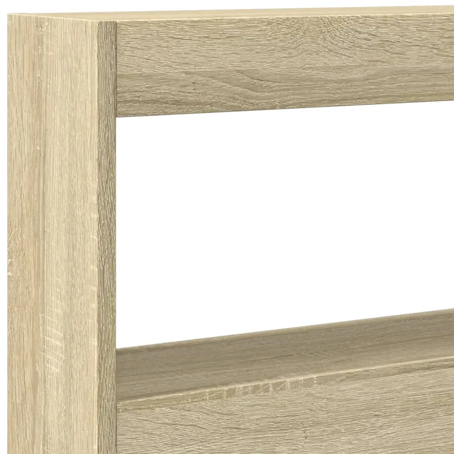 Armoire tête de lit avec LED chêne sonoma 180x17x102 cm - 9
