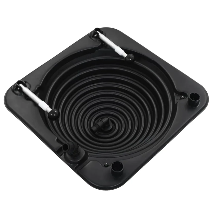 Chauffage solaire de piscine 5 pcs 75x75x36 cm PEHD Aluminium - 2