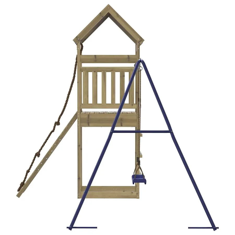 Aire de jeux d'extérieur bois de pin imprégné - 5