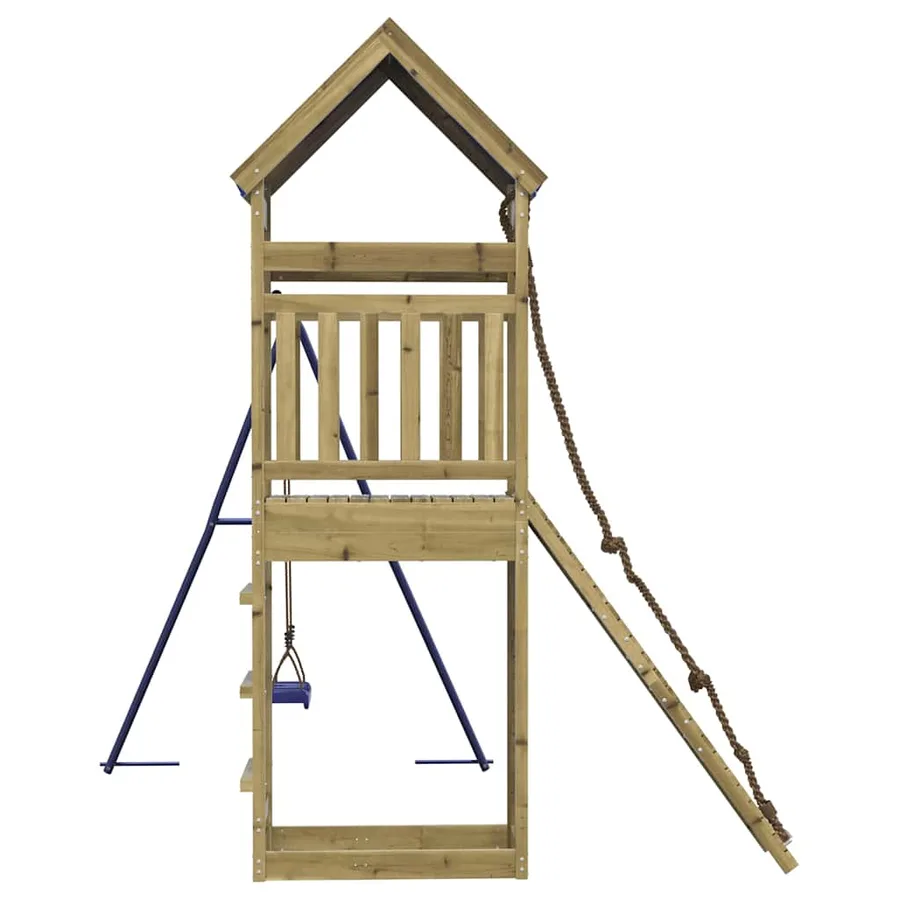 Aire de jeux d'extérieur bois de pin imprégné - 6