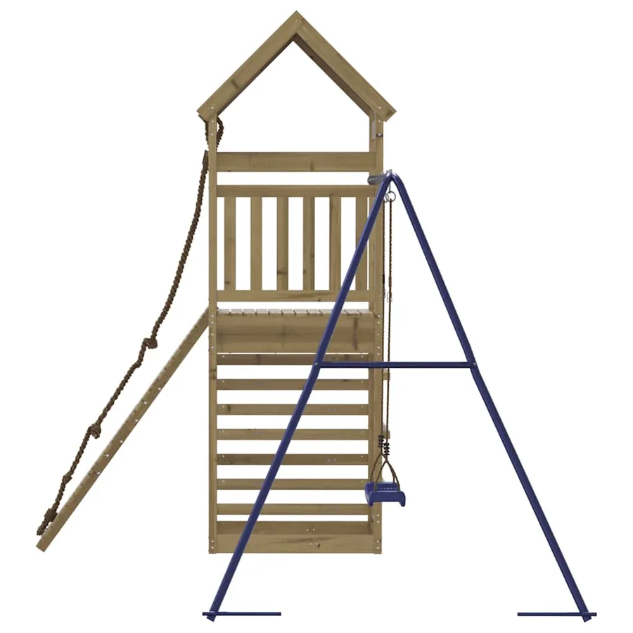 Aire de jeux d'extérieur bois de pin imprégné - 5