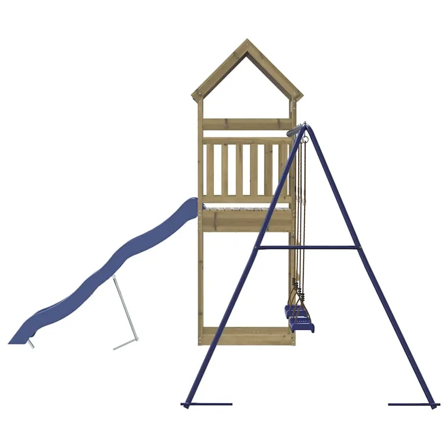 Aire de jeux d'extérieur bois de pin imprégné - 5