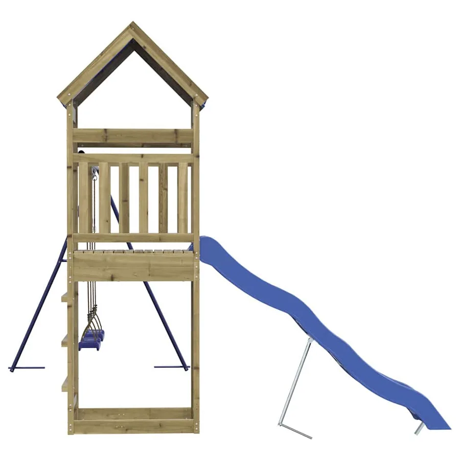 Aire de jeux d'extérieur bois de pin imprégné - 6
