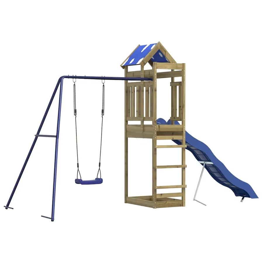Aire de jeux d'extérieur bois de pin imprégné - 2