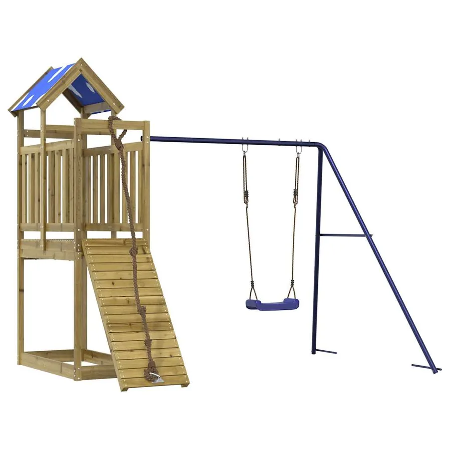 Aire de jeux d'extérieur bois de pin imprégné - 2