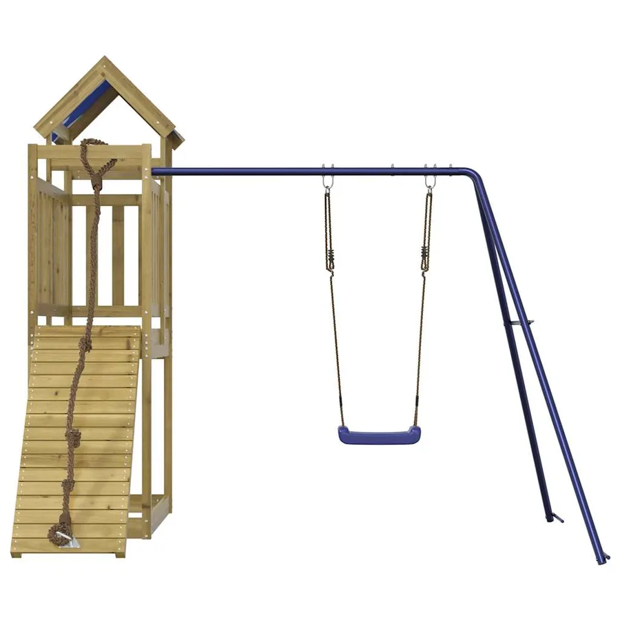 Aire de jeux d'extérieur bois de pin imprégné - 3