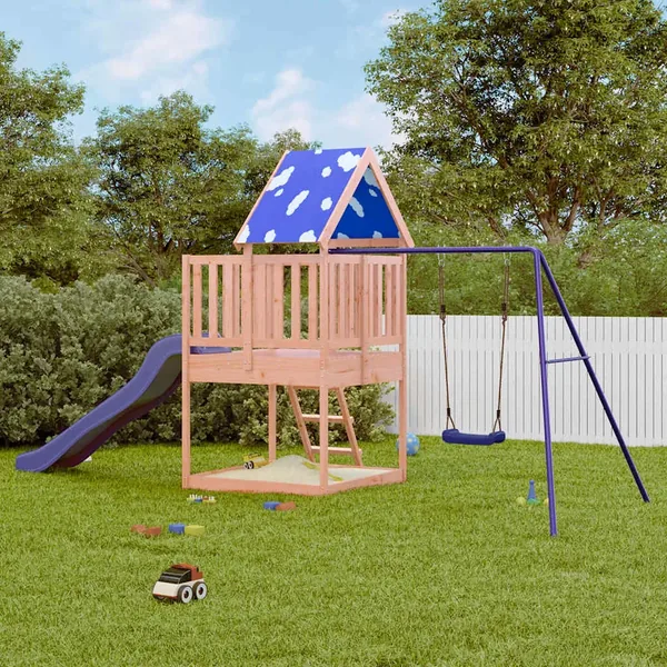 Aire de jeux d'extérieur bois massif de douglas