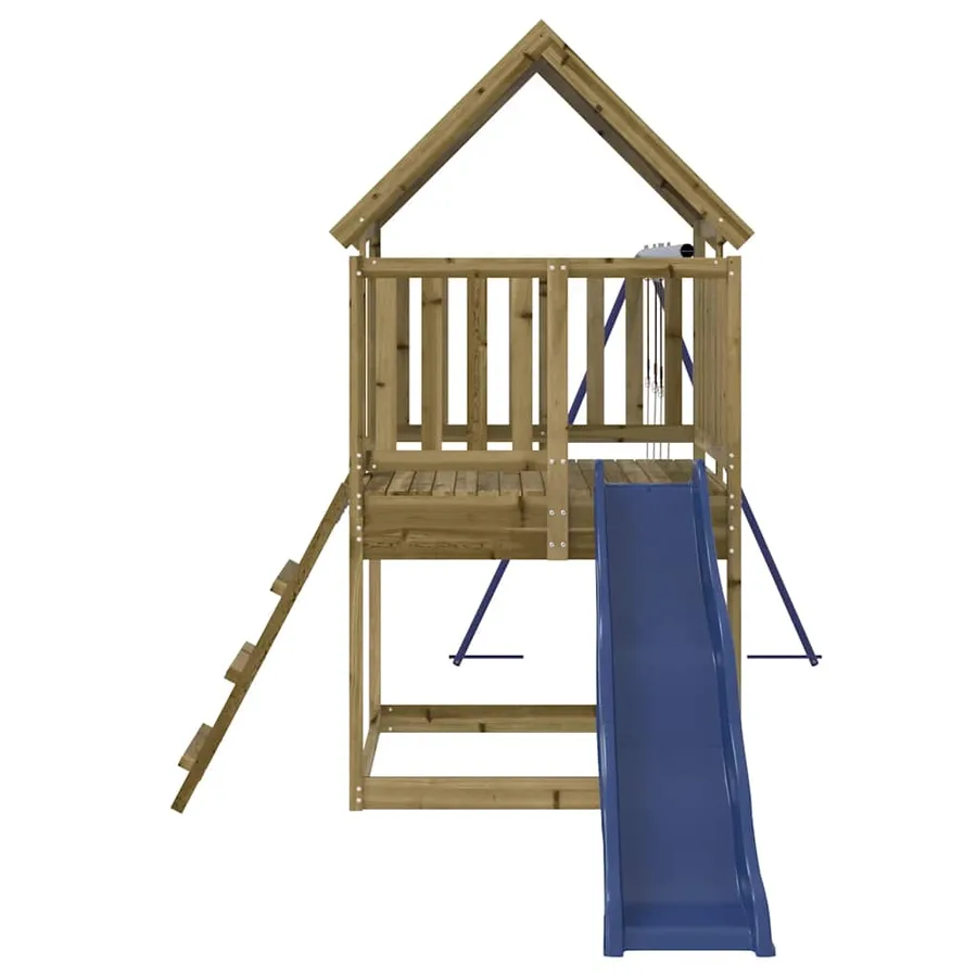 Aire de jeux d'extérieur bois de pin imprégné - 6