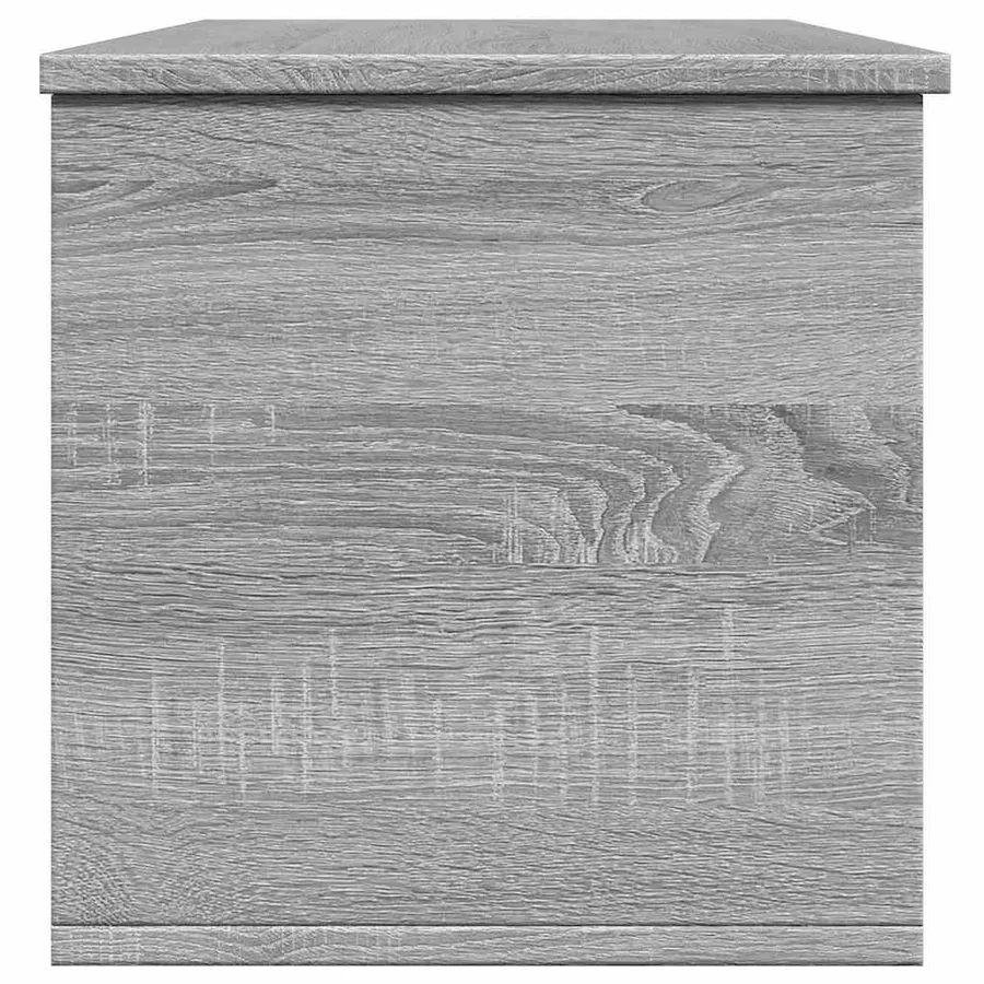 Boîte de rangement sonoma gris 102x35x35 cm bois d'ingénierie - 5