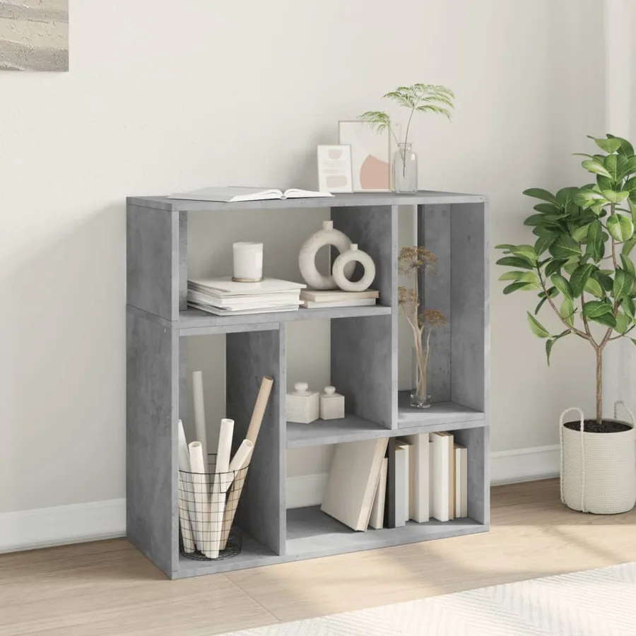 Meuble TV Gris béton - 4