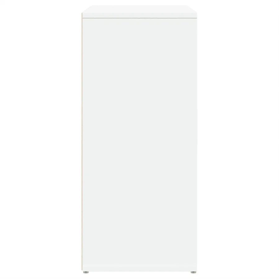 Buffet blanc 60x31x70 cm bois d'ingénierie - 6
