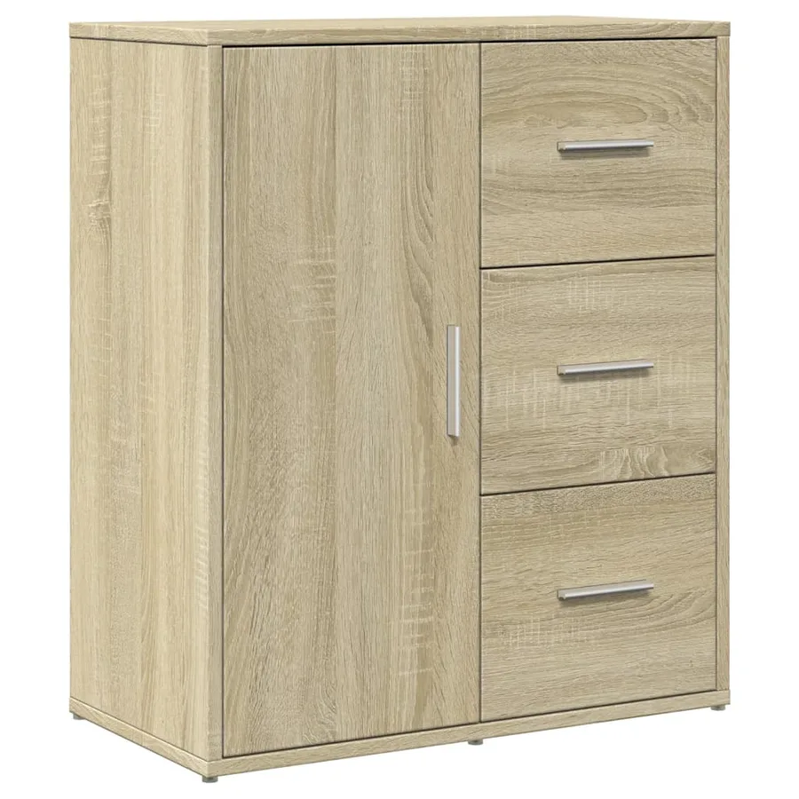 Buffet chêne sonoma 60x31x70 cm bois d'ingénierie - 2