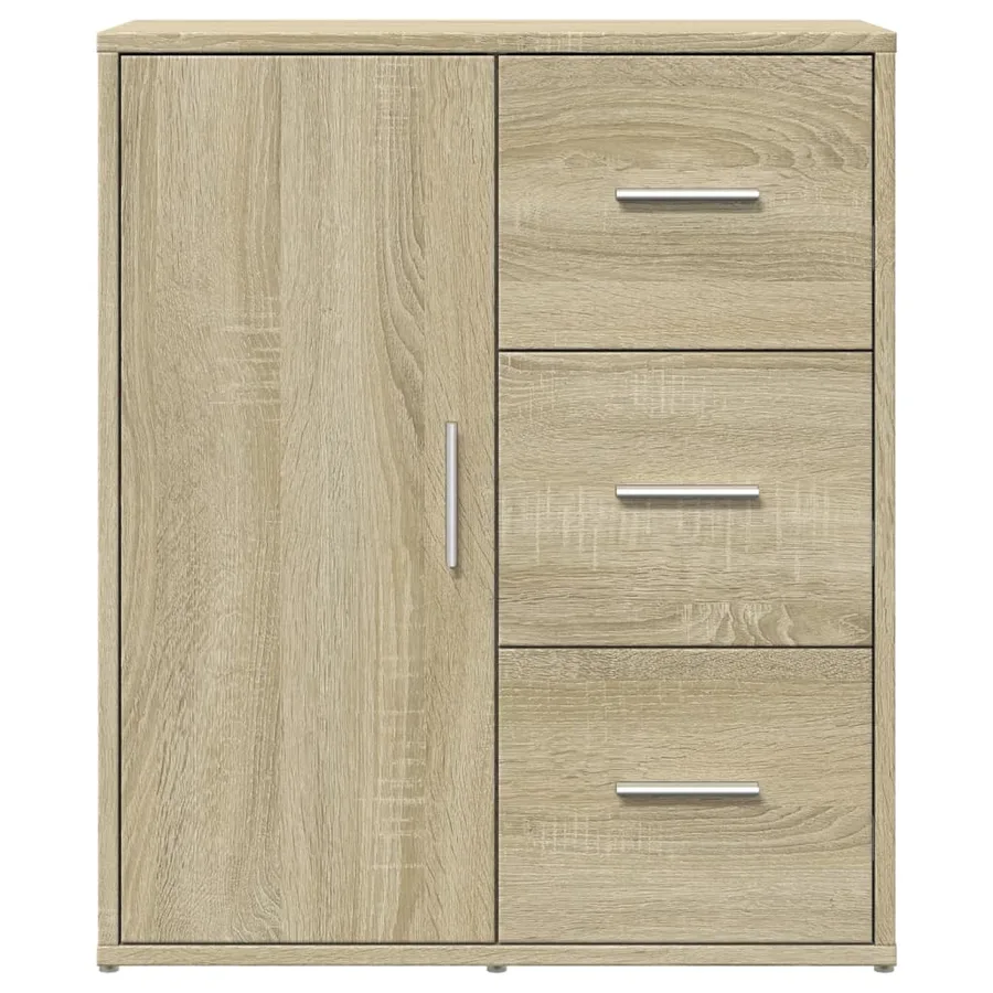 Buffet chêne sonoma 60x31x70 cm bois d'ingénierie - 5