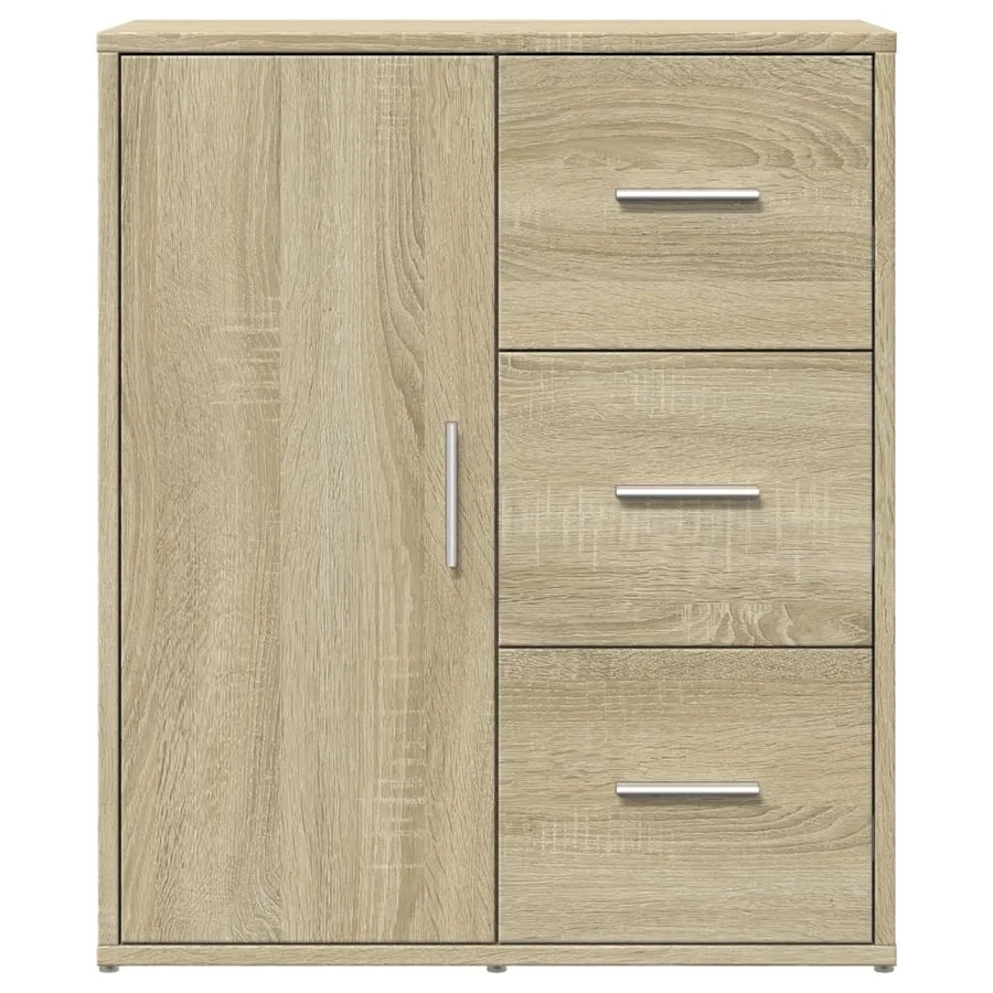 Buffets 2 pcs chêne sonoma 60x31x70 cm bois d'ingénierie - 5