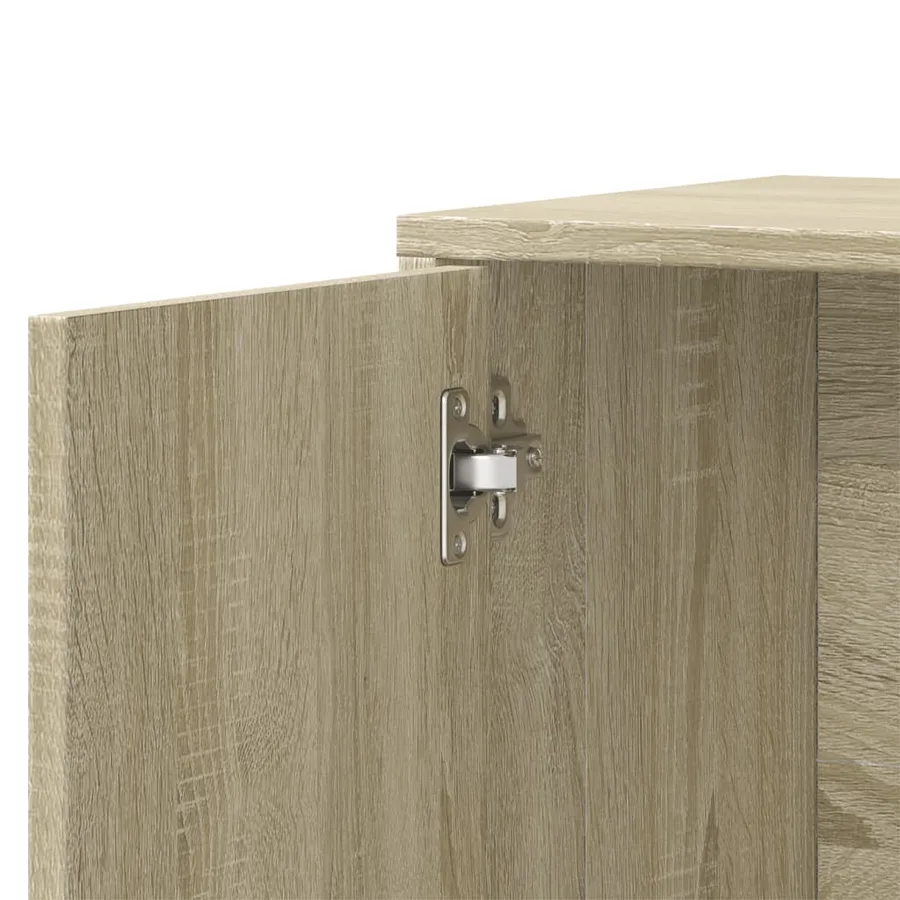 Buffets 2 pcs chêne sonoma 60x31x70 cm bois d'ingénierie - 9