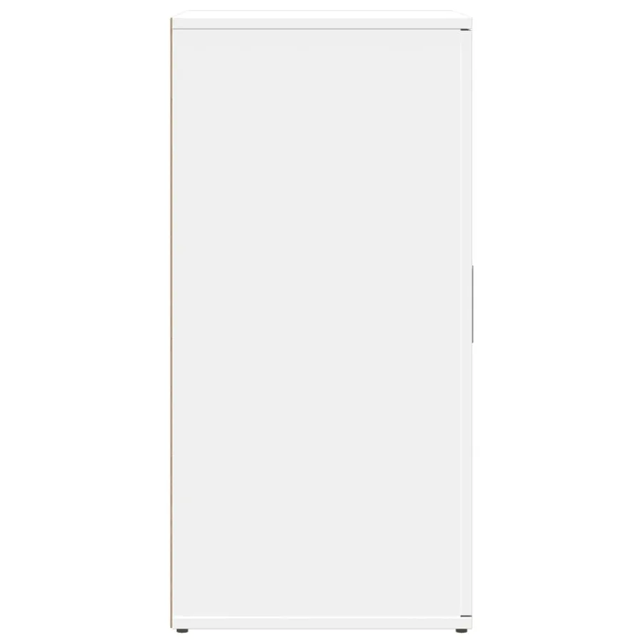 Buffet blanc 59x39x80 cm bois d'ingénierie - 6