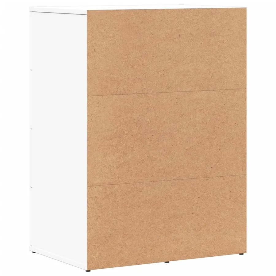 Buffets 2 pcs blanc 59x39x80 cm bois d'ingénierie - 7