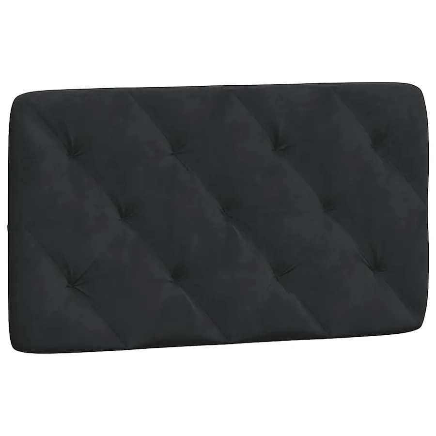 Cadre de lit sans matelas noir 80x200 cm velours - 8