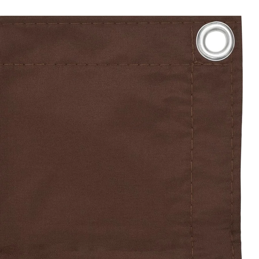 Écran de balcon Marron 120x400 cm Tissu Oxford - 3