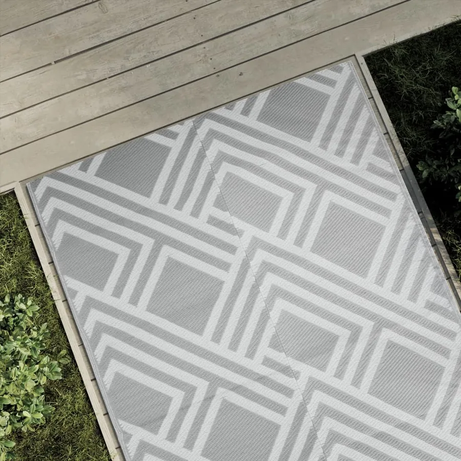 Tapis d'extérieur ARAKIL Gris 120x180 cm PP