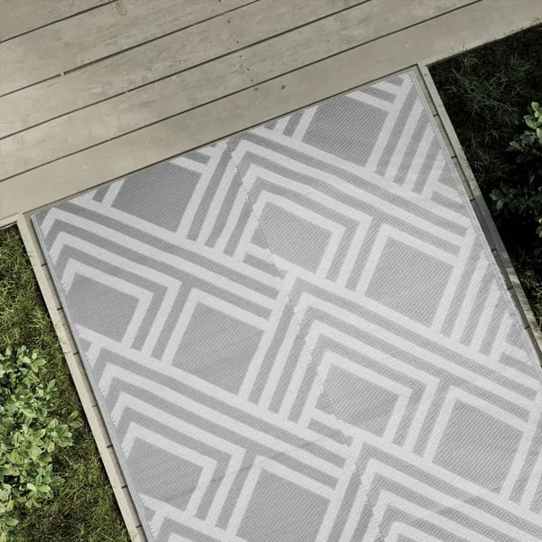 Tapis d'extérieur ARAKIL Gris 120x180 cm PP