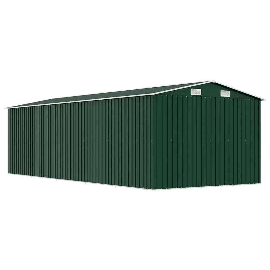 Abri de jardin 257x580x181 cm Métal Vert - 7