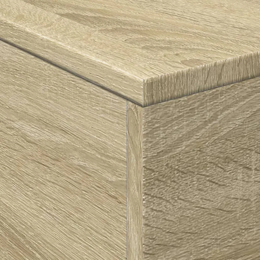 Table basse avec lumières LED chêne sonoma 50x50x40 cm - 10