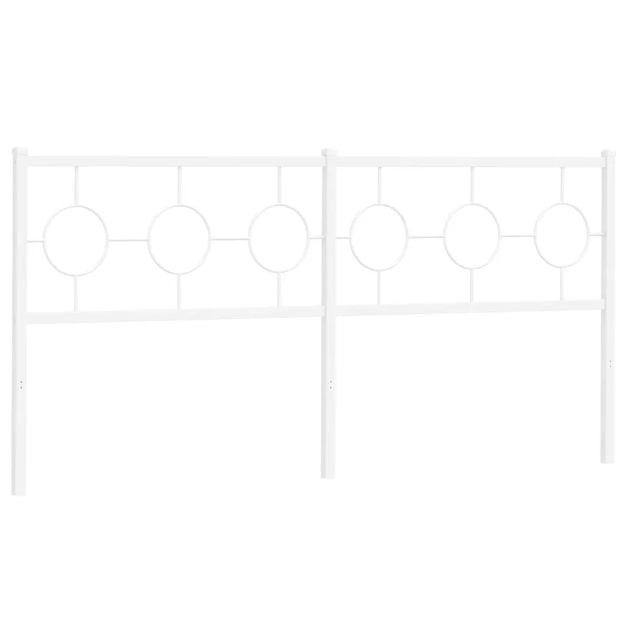 Tête de lit de remplacement métal blanc 180 cm - 2