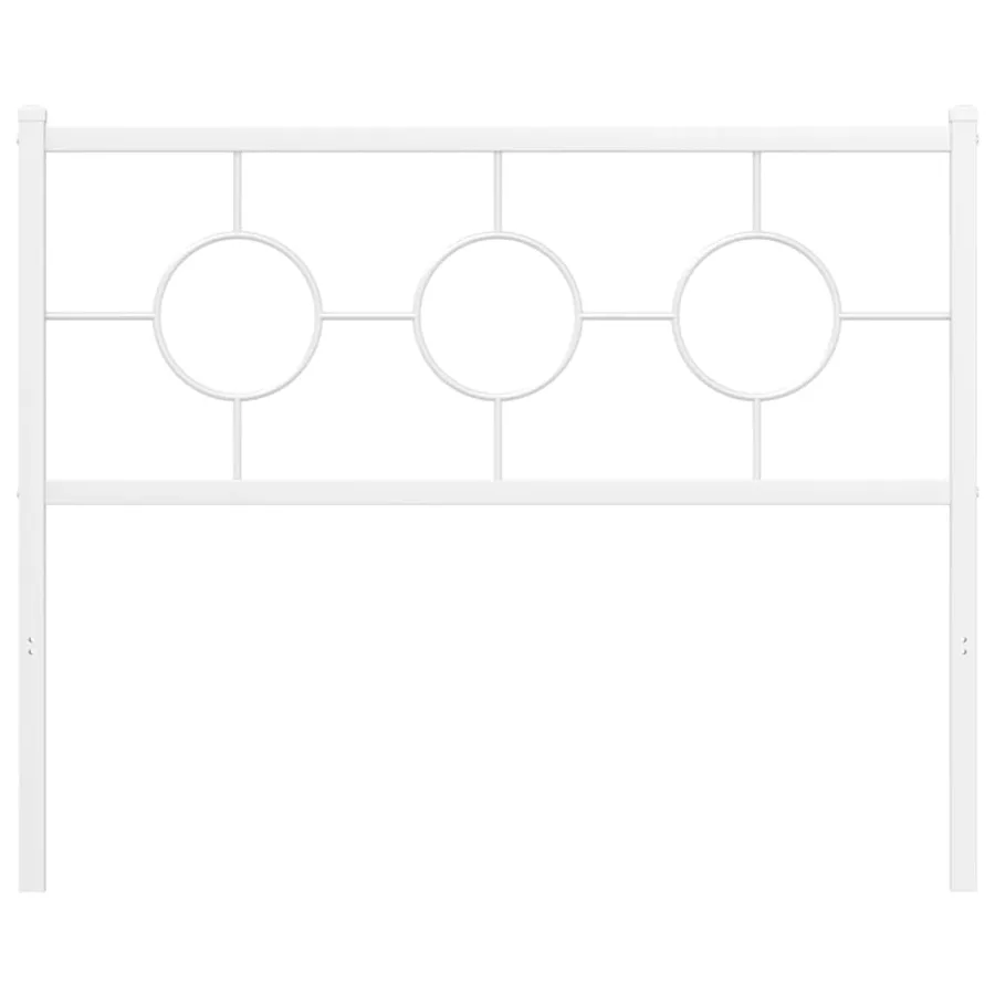 Tête de lit de remplacement métal blanc 100 cm - 3