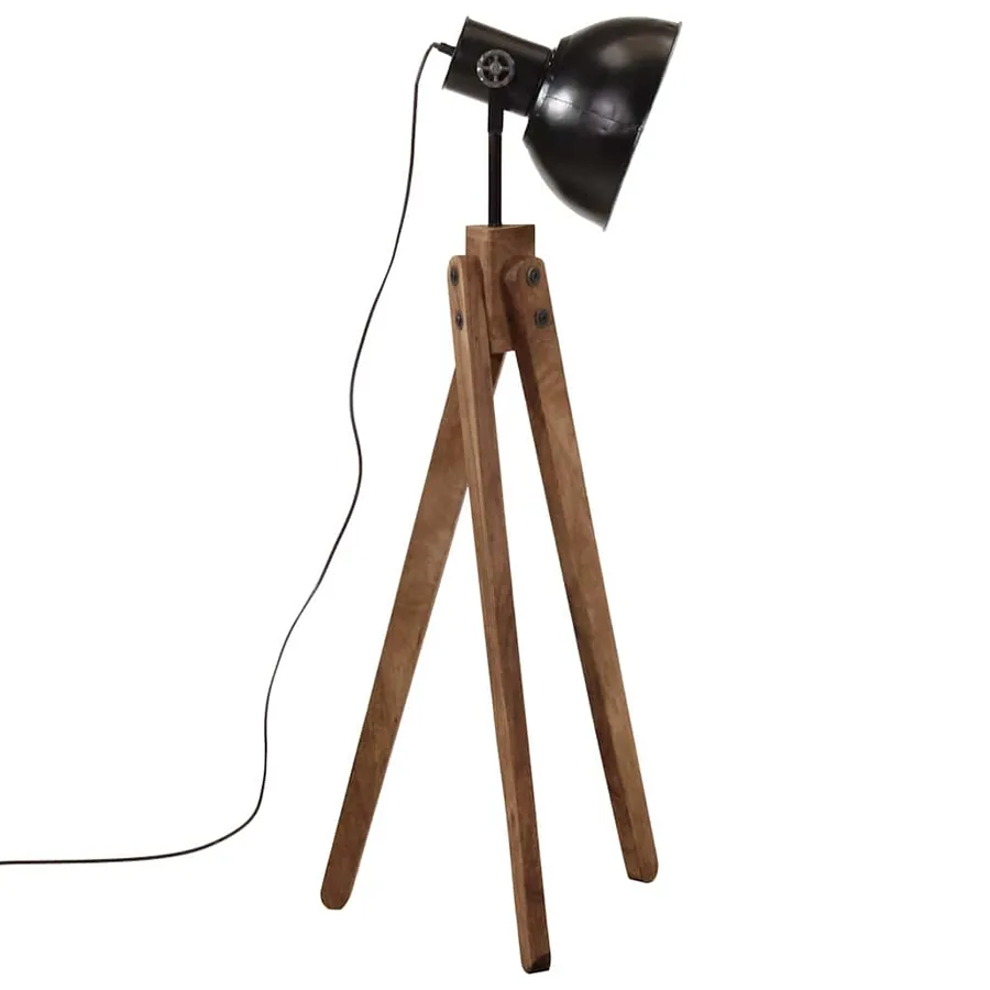 Lampadaire 25 W noir 45x45x120 cm E27 - 4