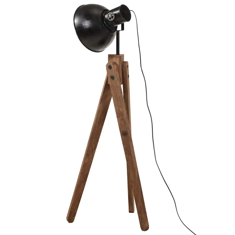 Lampadaire 25 W noir 45x45x120 cm E27 - 5