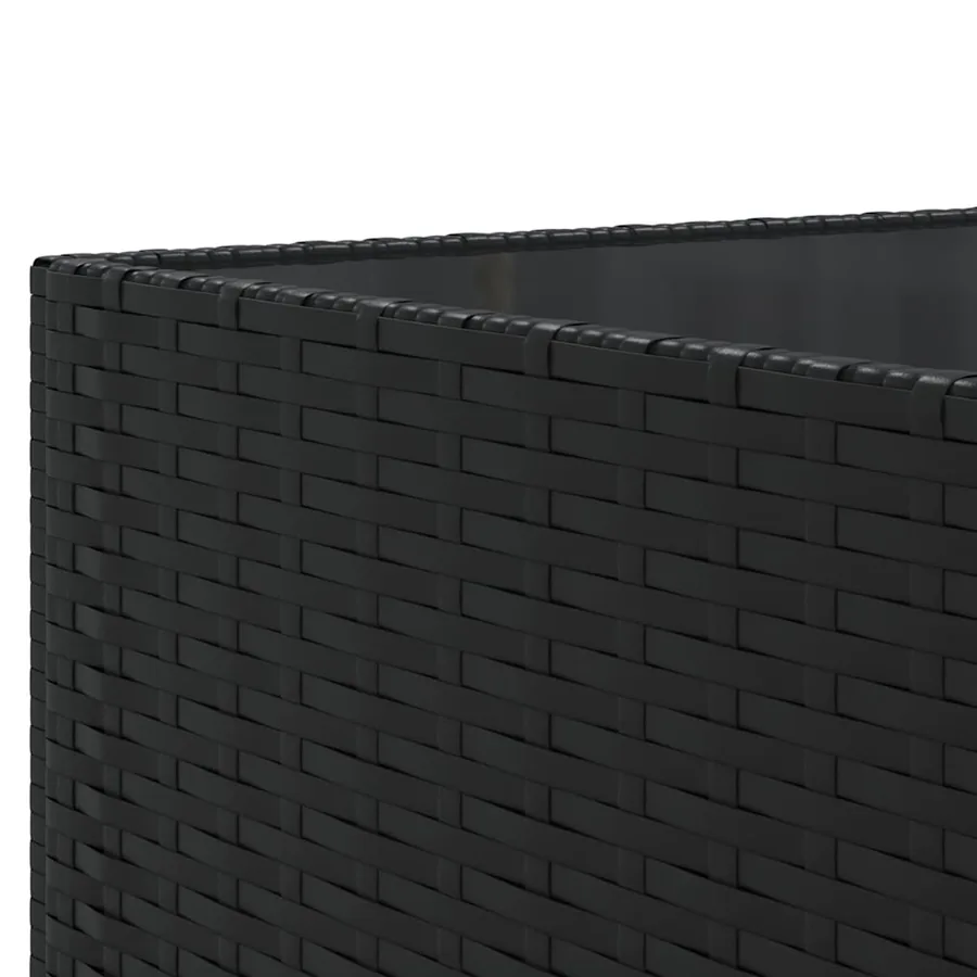 Salon de jardin 7 pcs avec coussins Noir Résine tressée 63 x 63 x 57,5 cm - 48,9 kg - 9